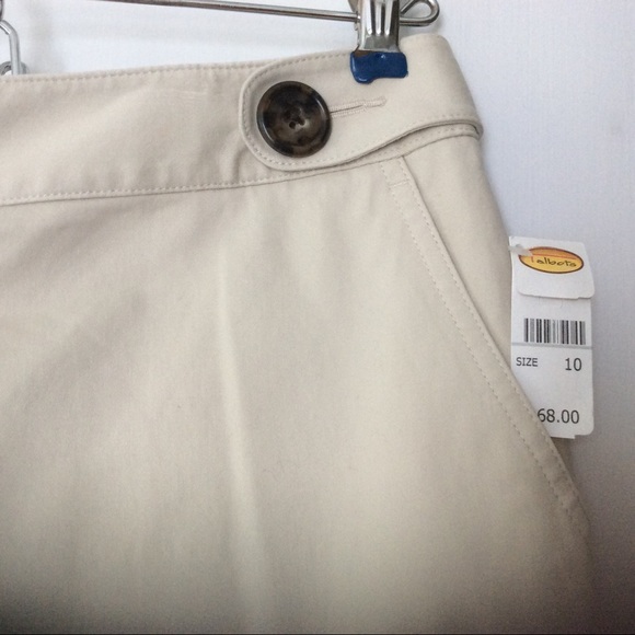 Talbots Pants - TALBOTS NWT wide leg trousers. Light Khaki 10P
